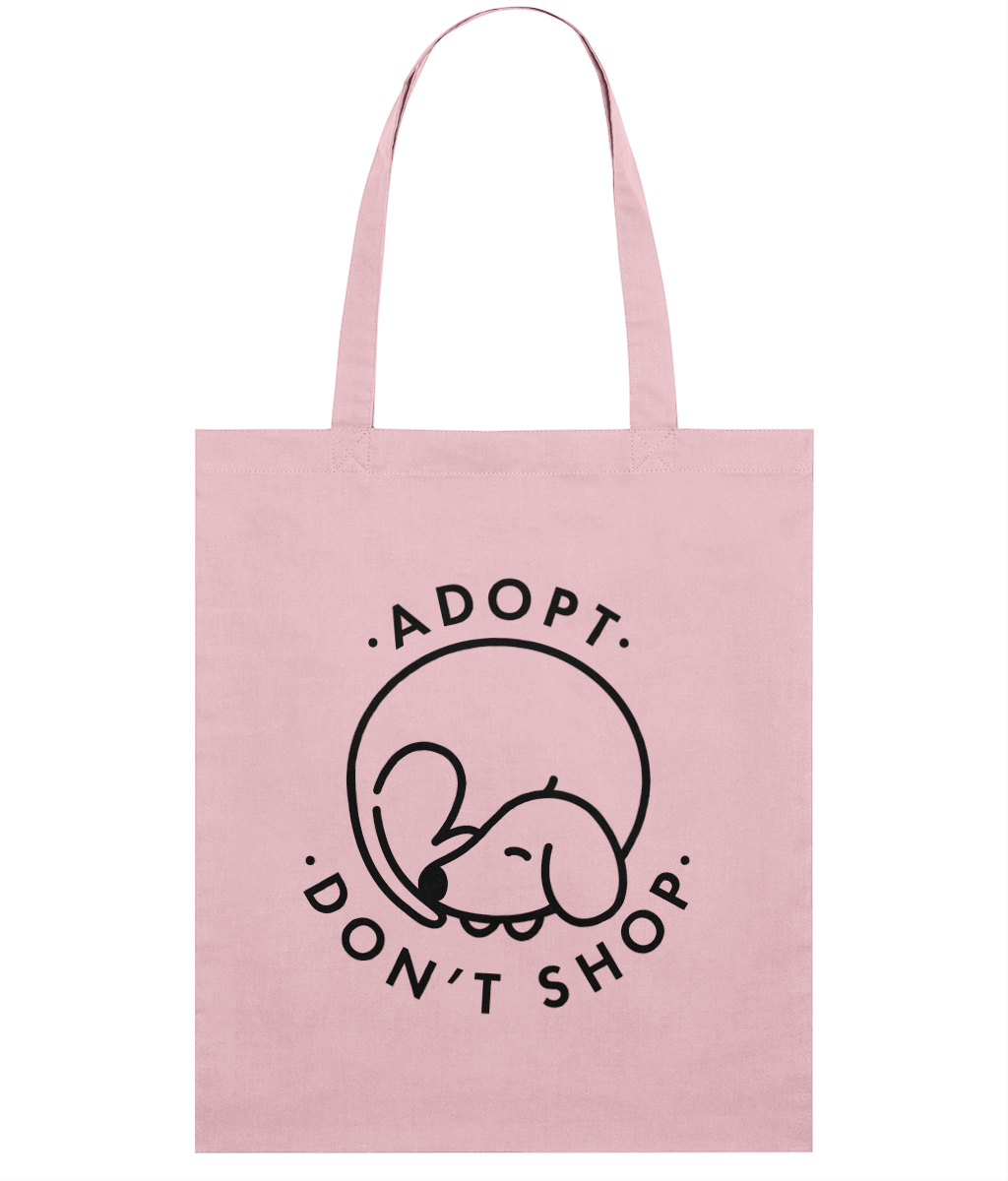 'Adopt Don't Shop' Light Tote Bag