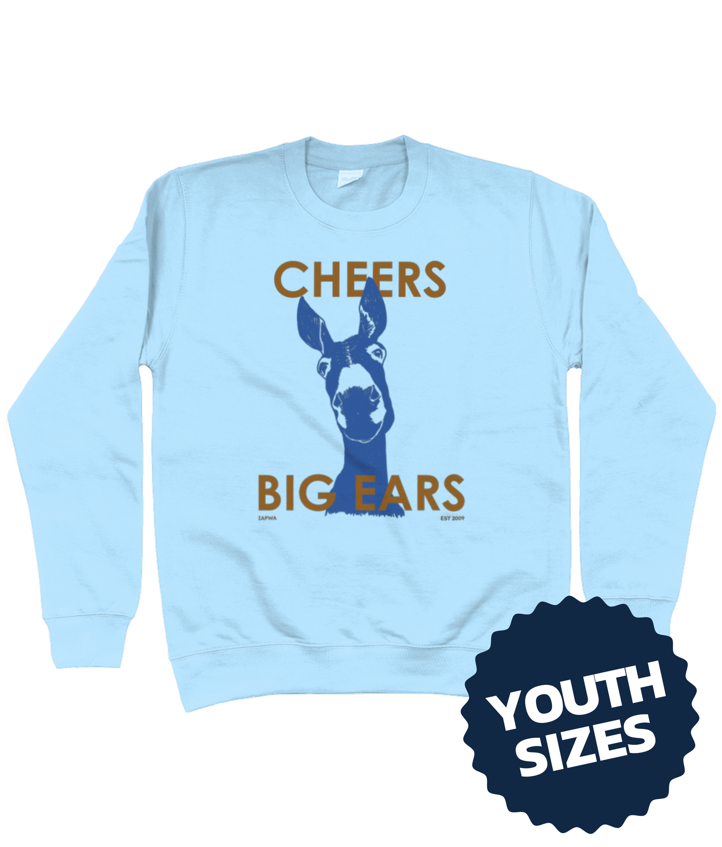 IAPWA "Cheers Big Ears" Youth Charity Sweatshirt