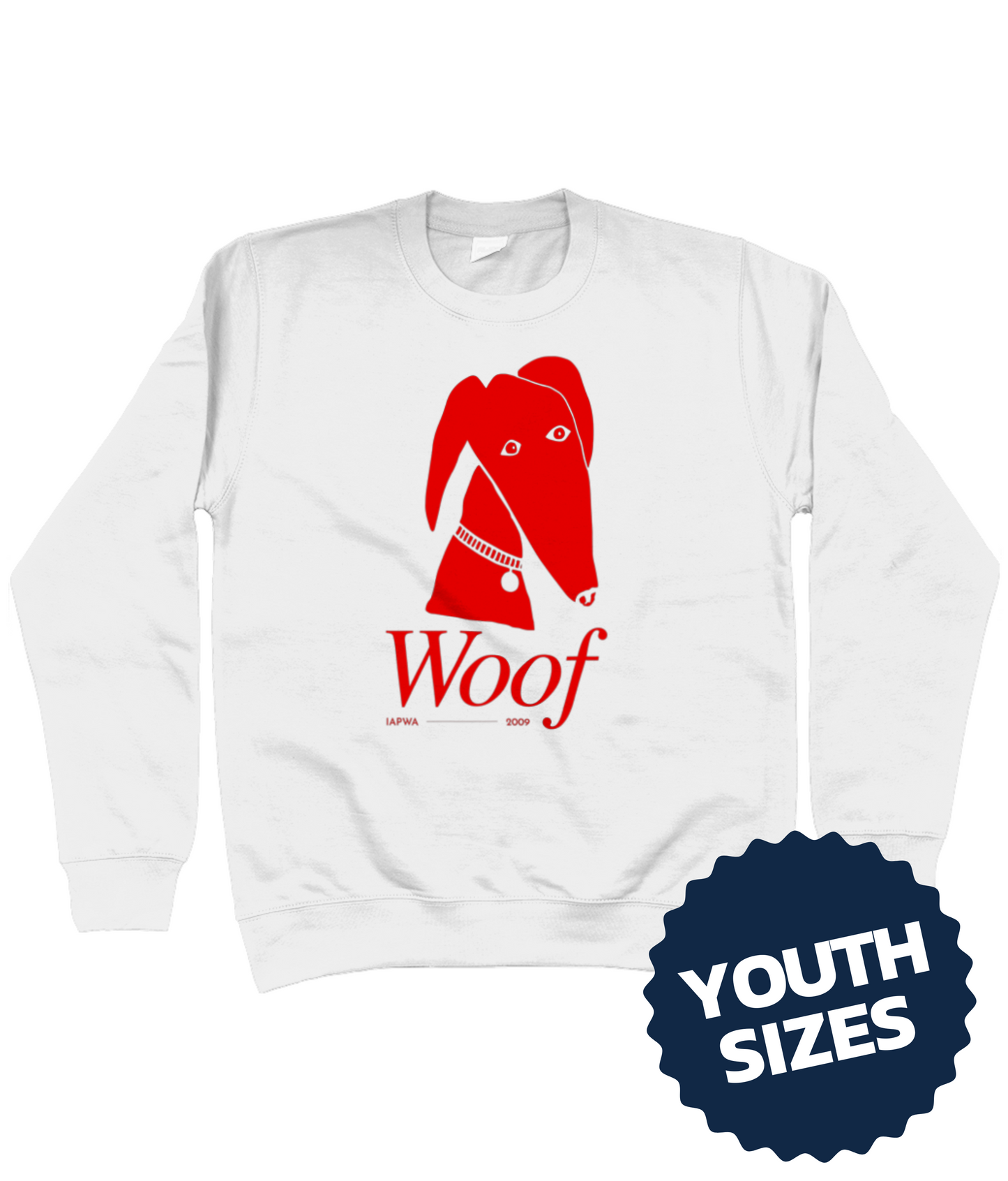 IAPWA "Woof" Youth Charity dog Sweatshirt