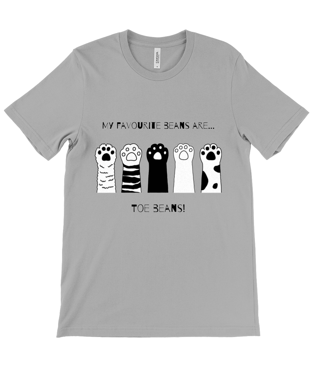 Cat Toe Beans Unisex T-Shirt – 100% Cotton