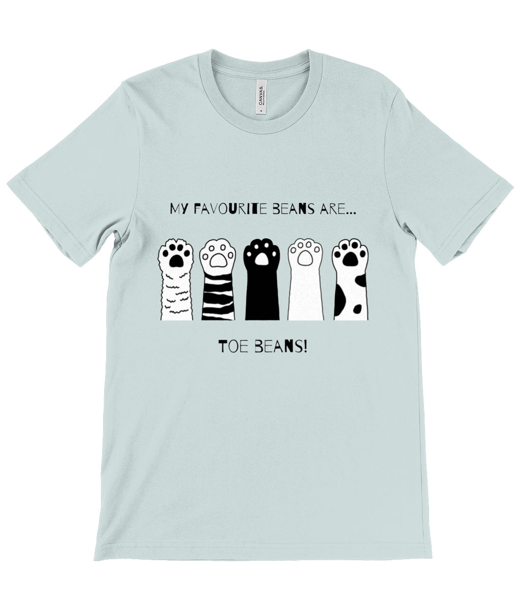 Cat Toe Beans Unisex T-Shirt – 100% Cotton