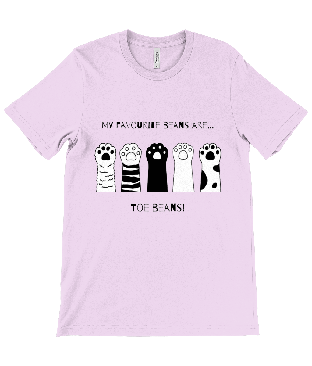 Cat Toe Beans Unisex T-Shirt – 100% Cotton