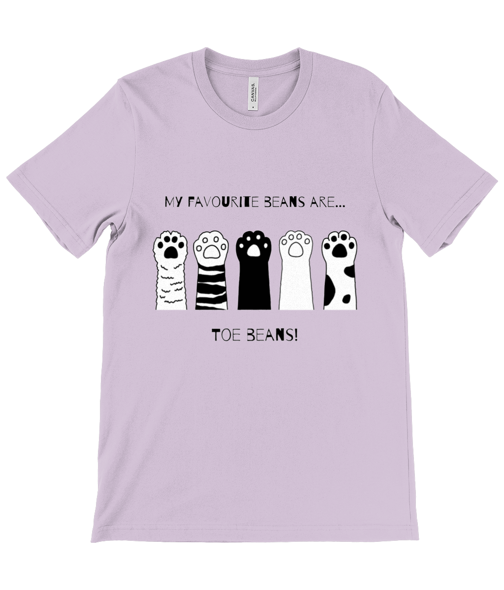 Cat Toe Beans Unisex T-Shirt – 100% Cotton