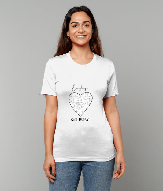 I Heart Cats Unisex T-Shirt – 100% Cotton