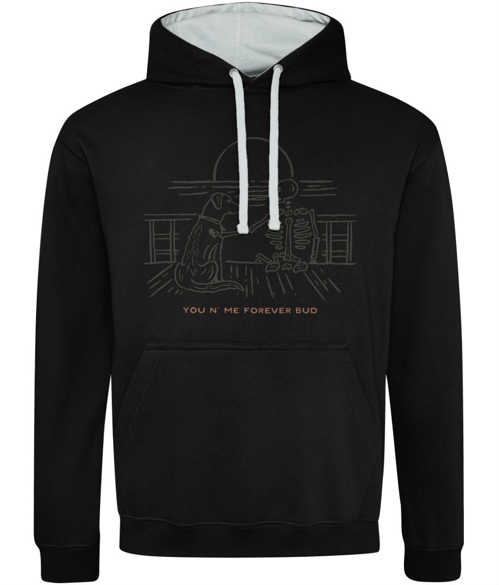 "You N' Me Forever Bud" Hoodie by Kinsey H Designs | Cosy & Eco-friendly