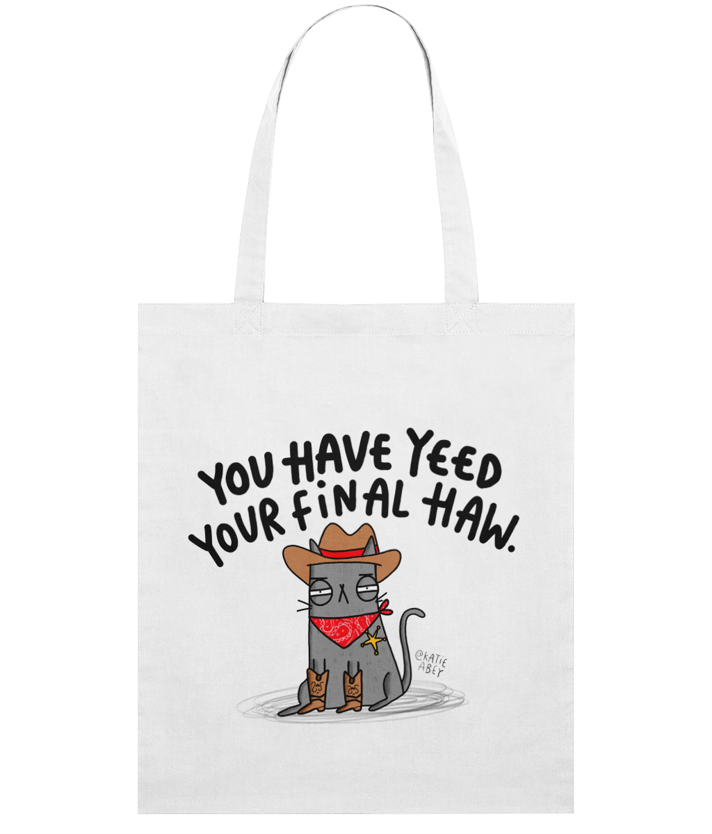 "Yee Haw" Tote Bag by Katie Abey | Organic Cotton & Eco-Friendly