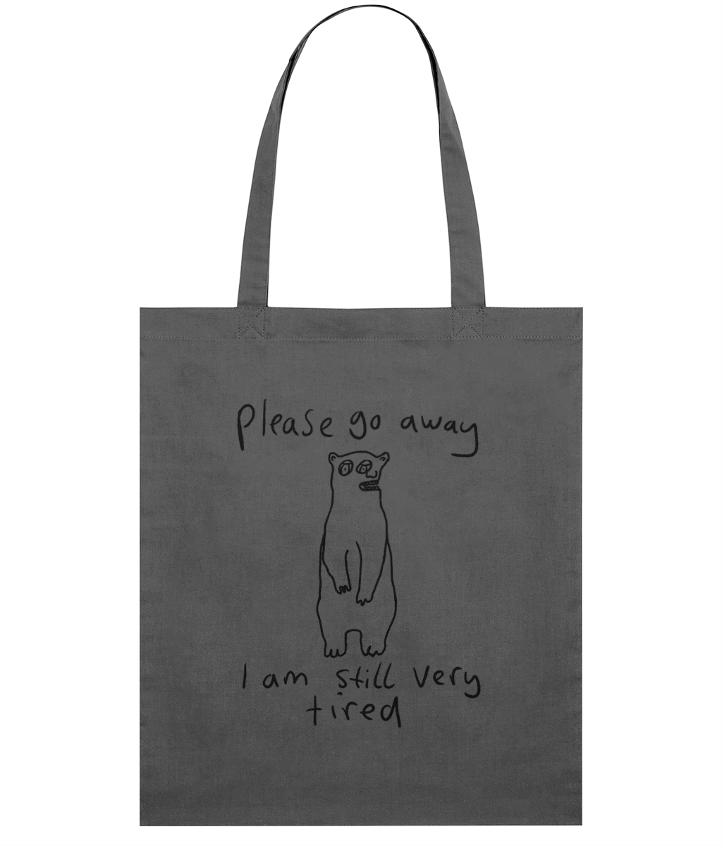 "I’m Not Finished Hibernating" Tote Bag by Chris Proctor | 100% Organic Cotton Bag