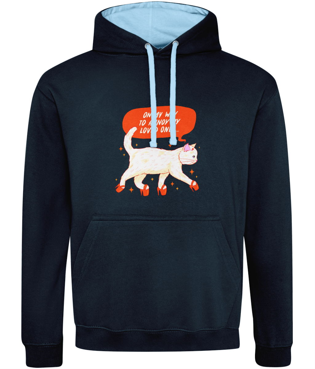 "Annoying my loved ones" Hoodie by Susana Draws | Cosy & eco-friendly clothing