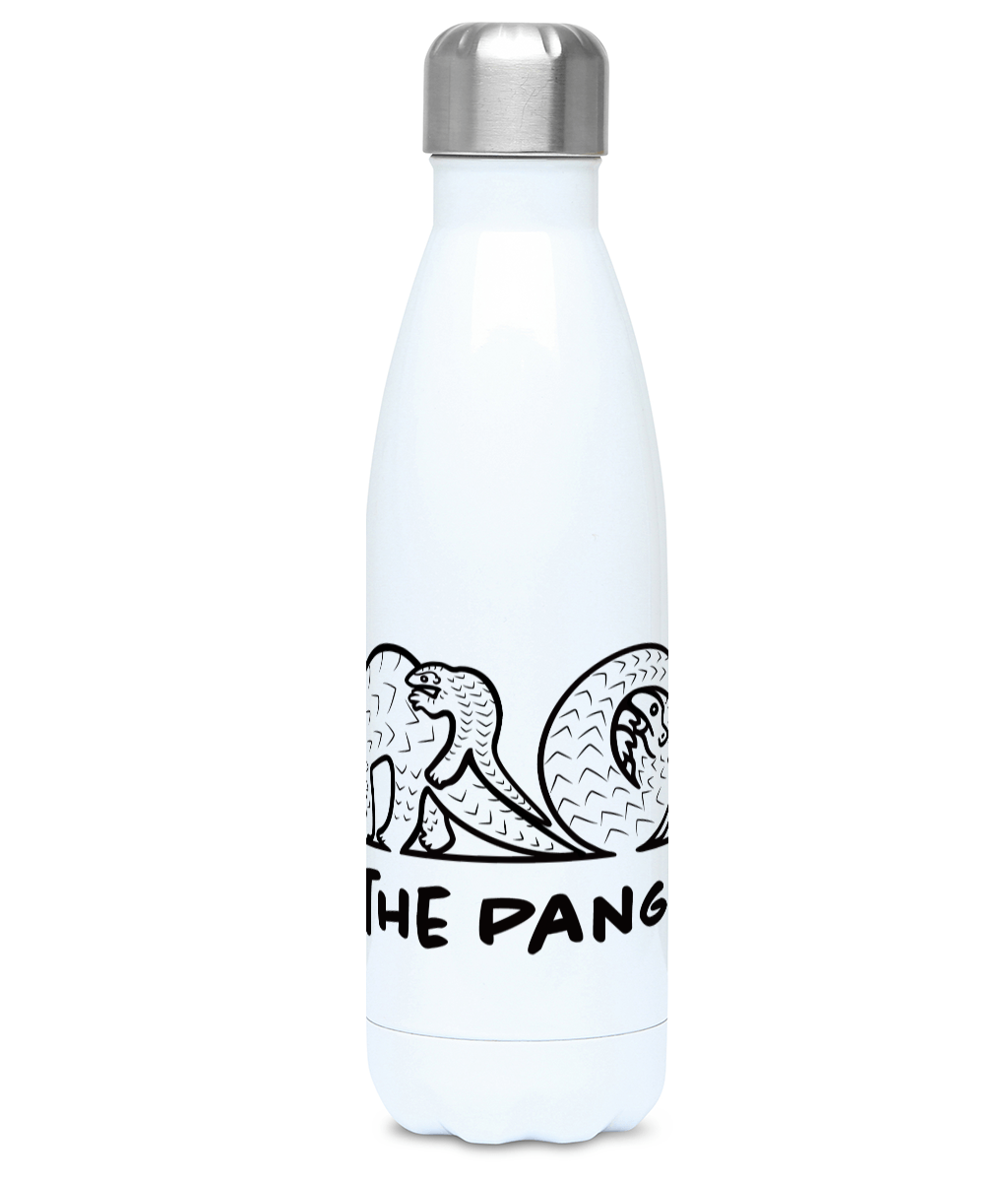 “Save the Pangolins” by STM STUDIO - Charity design - Stainless steel water bottle | Support Pangolin Conservation