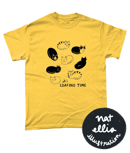 "It’s Loafing Time" T-Shirt by Nat Ellis | 100% cotton & eco-friendly