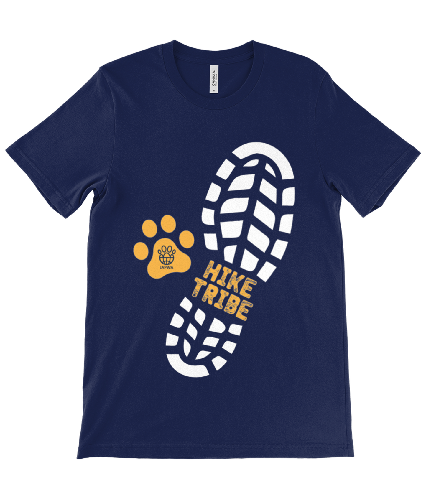 Hike Tribe Unisex Blue T-Shirt - Dog Lovers & Outdoor Adventures | Eco-Friendly