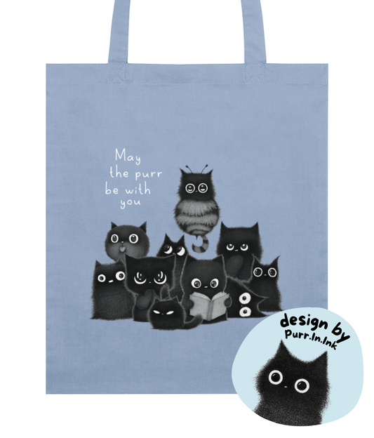 "The Floof Collective" Tote by Purr.In.Ink | Eco-friendly tote bag