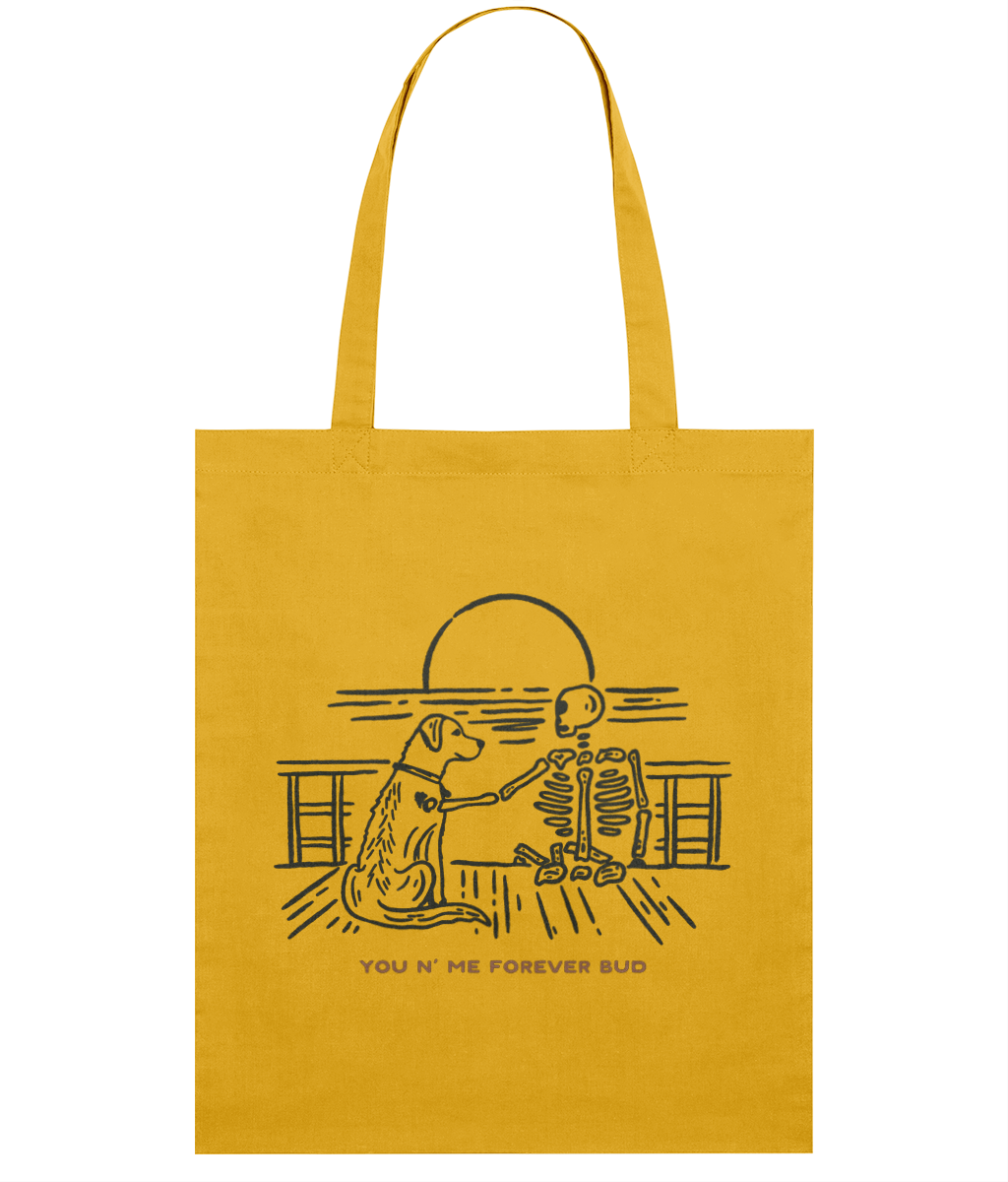 "You N' Me Forever Bud" Tote by Kinsey H Designs | 100% organic cotton bag