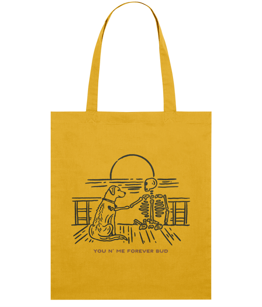 "You N' Me Forever Bud" Tote by Kinsey H Designs | 100% organic cotton bag