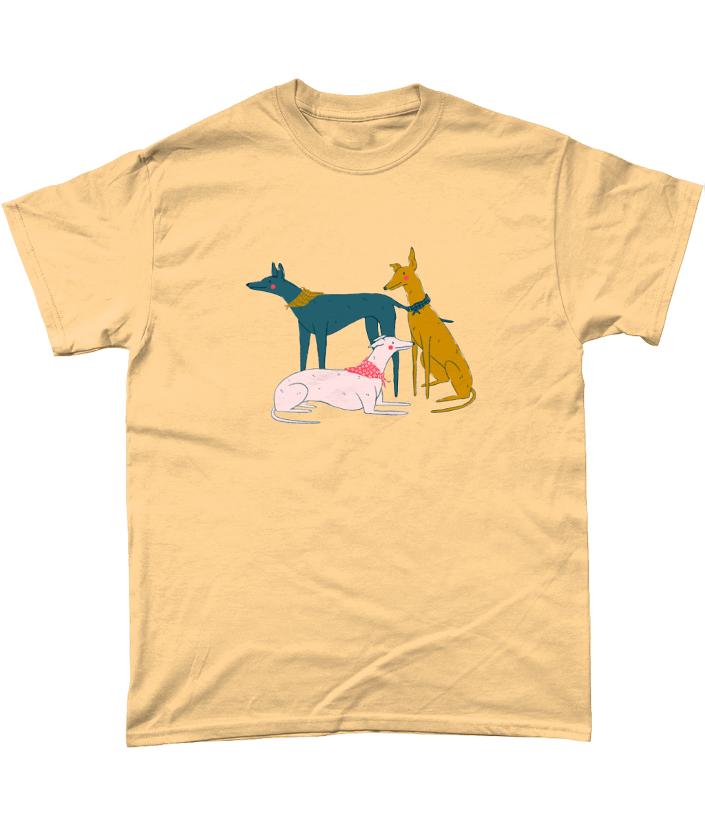 "Greyhound Girl Gang" T-Shirt by Kaila Elders | Dog Lover's Tee