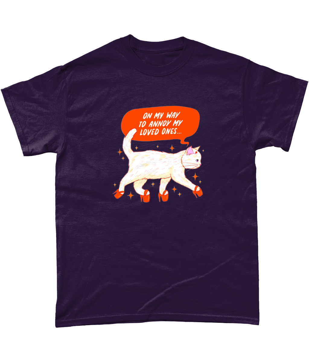 "Annoying my loved ones" T-shirt by Susana Draws | 100% cotton and eco-friendly clothing