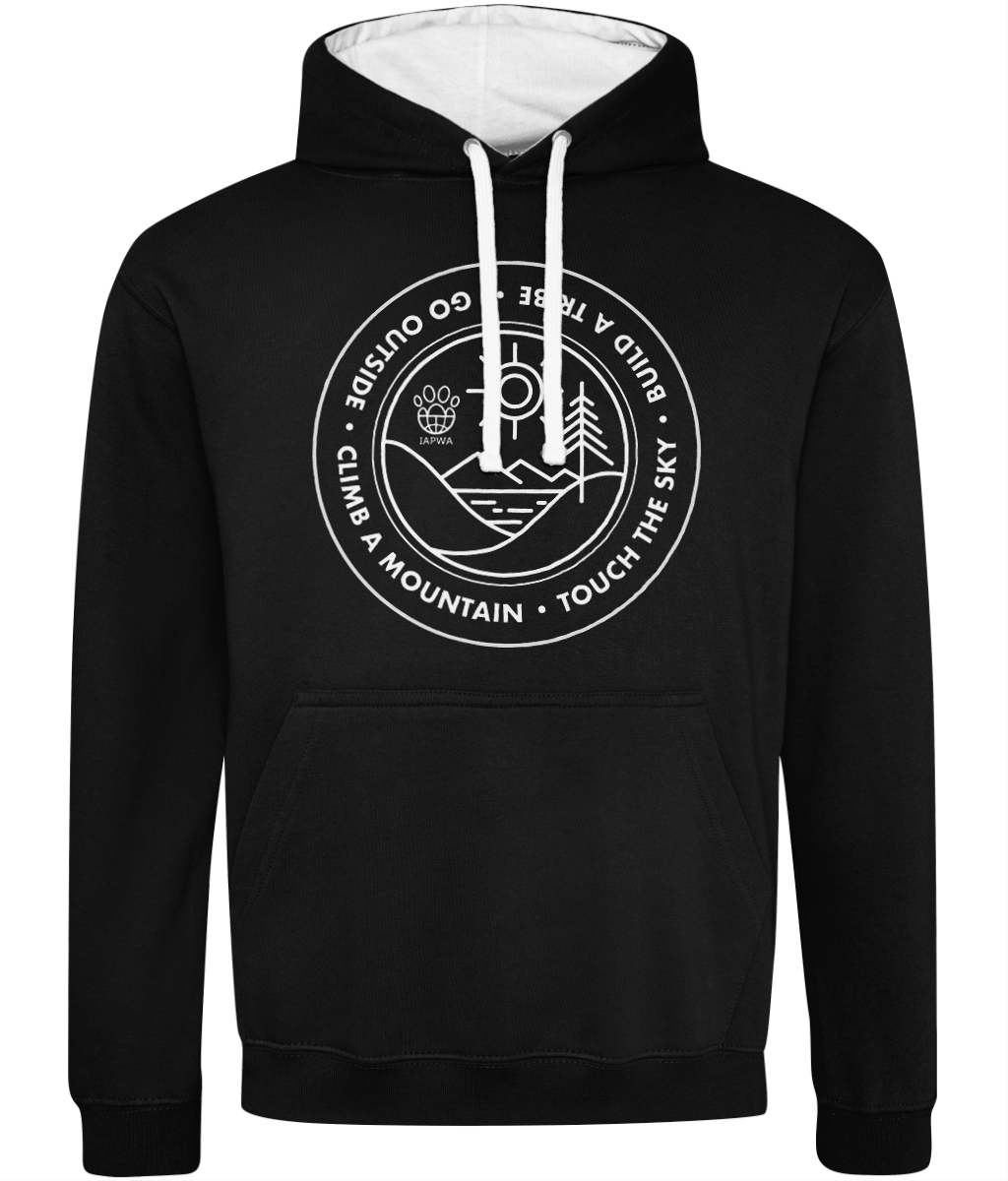 Climb That Mountain Unisex Hoodie | Christmas Edition for Dog Lovers | Supports Animal Welfare