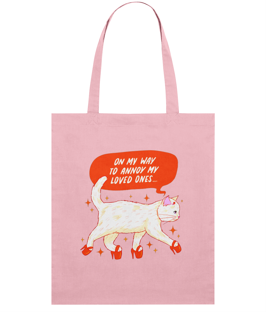 "Annoying my loved ones" Tote by Susana Draws | Eco-friendly tote bag