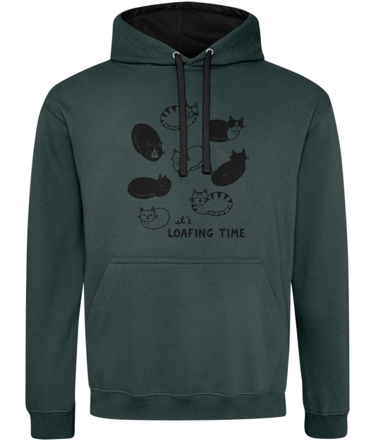 "It’s Loafing Time" Hoodie by Nat Ellis | Cosy & eco-friendly