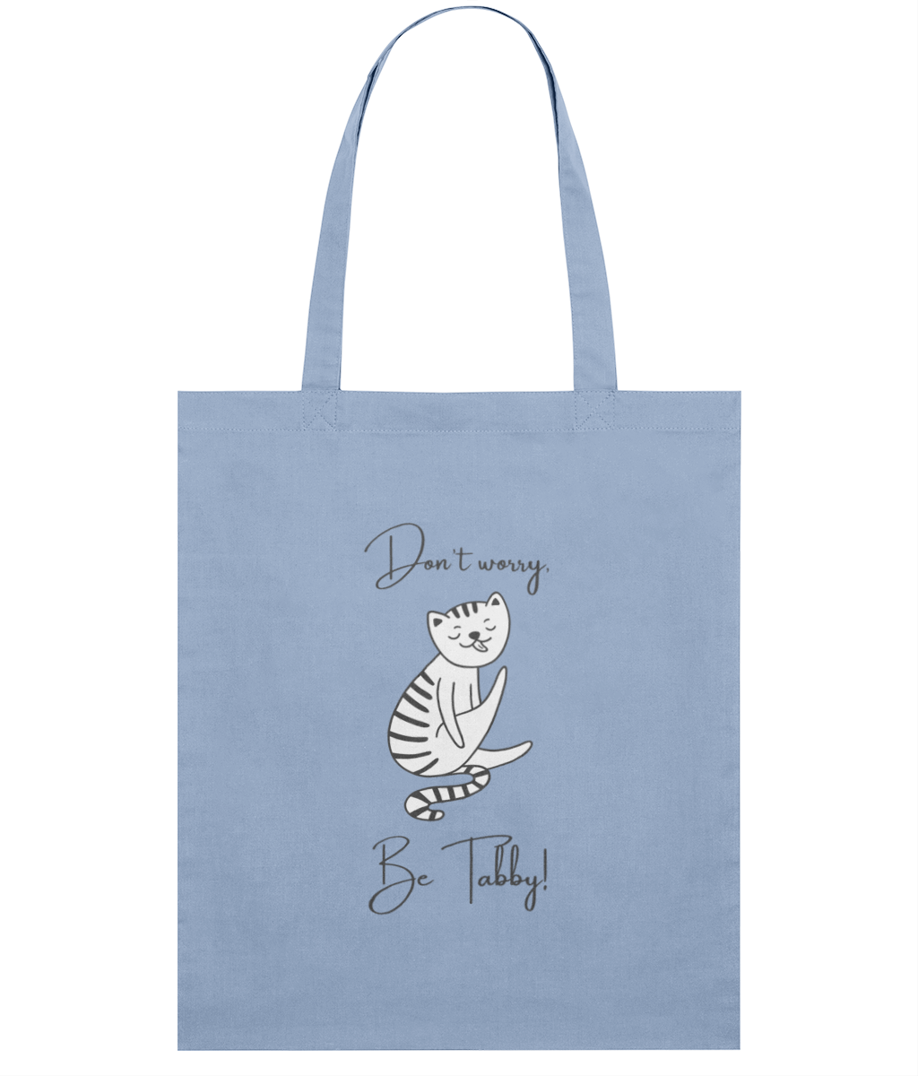 'Don't worry, be tabby' Light Tote Bag