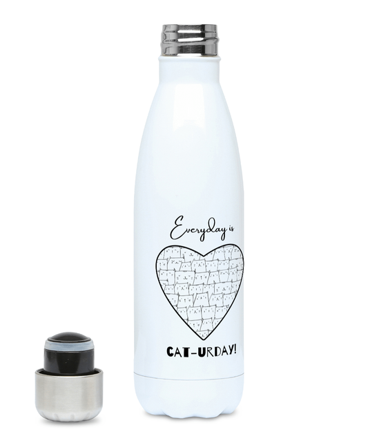 'Everyday is Caturday' 500ml Water Bottle