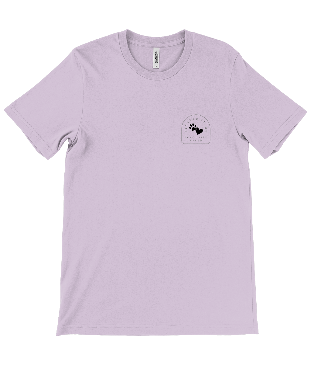Unisex Rescued Breed T-Shirt - Soft Cotton, Vegan Inks, Supports Animal Welfare
